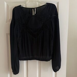 Free People Black Top